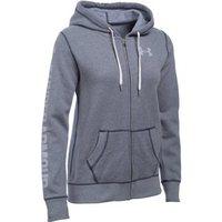 Under Armour Favourite Fleece Full Zip Hoodie - Womens - Midnight Navy/White