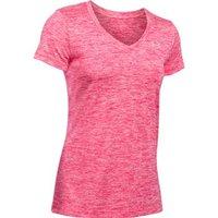 under armour twist tech v neck short sleeve tee womens knock out