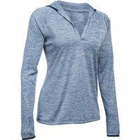 under armour tech long sleeve hooded henley womens aurora purple