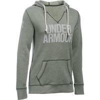 under armour favourite fleece hoodie womens downtown green