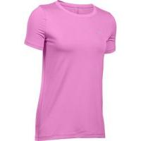 Under Armour HeatGear Armour Short Sleeve Tee - Womens - Verve Violet/Metallic Silver