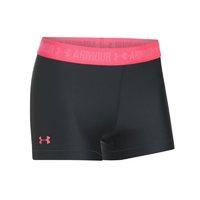 under armour womens ua heatgear armour shorty shine training shorts bl ...