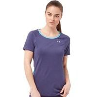 Under Armour Womens HeatGear Alpha Novelty Short Sleeve Top Navy/Blue/Orange