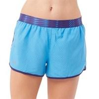 Under Armour Womens HeatGear Perfect Pace Shorts Blue