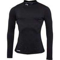 Under Armour Womens ColdGear Fitted Long Sleeve Mock Neck Top Black