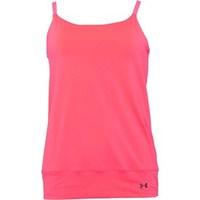 Under Armour Womens AllSeasonGear Essential Banded Bra Shelf Tank Coral