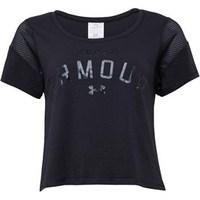 Under Armour Womens Pretty Gritty Blackout T-Shirt Black