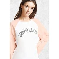 Unfollow Graphic Raglan Tee