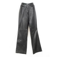 Unbranded - Size 16 - Black - Real Leather Trousers