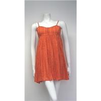 Unbranded Size 10 Orange Boho Summer Top Unbranded - Size: 10 - Orange - Vest