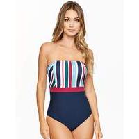 underwired bandeau swimsuit