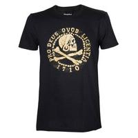 Uncharted 4 - Pro Deus Qvod Licentia Gold T-Shirt black L