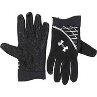 under armour coldgear fleece gloves black