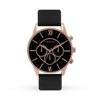 Unknown the engineered black dial and rose gold