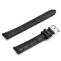 Unisex Genuine Leather Watch Strap 18MM(Black) Cool Watch Unique Watch Fashion Watch
