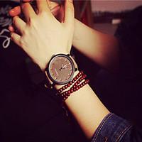 Unisex Large Dial Vintage Mens Watch Simple Womens Wrist Watch Students Watch Cool Watches Unique Watches Fashion Watch Strap Watch