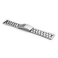 Unisex Stainless Steel Watch Band 22MM (Silver) Cool Watch Unique Watch Fashion Watch