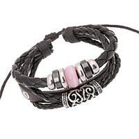 unisex leather alloy handcrafted vintage strand braceletsmore colors