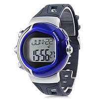 Unisex Heart Rate Monitor Calorie Counter Style Rubber Digital Automatic Wrist Watch (Assorted Colors) Cool Watch Unique Watch