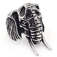 Unique Design Stainless Steel Ring Animal Shape Jewelry For Special Occasion Halloween Gift Casual Christmas Gifts 1 pcs