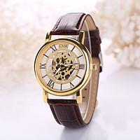 Unisex Skeleton Watch Fashion Trends Hollow Belt Quartz Watch Men And Women (Assorted Colors) Cool Watches Unique Watches