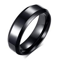 Unisex Stainless Steel Titanium Steel Ring Fashion Simple Party / Daily / Casual 1pc Band Rings