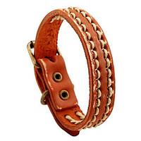 Unisex Alloy Leather Handcrafted Vintage Bracelets(More Colors)