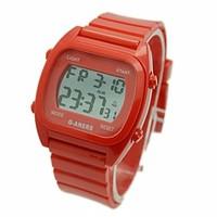 Unisex Digital LCD Rubber Sport Watch Wrist Watch Cool Watch Unique Watch Fashion Watch