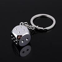 Unisex Fashion Alloy Key Chain Dice Key Chain