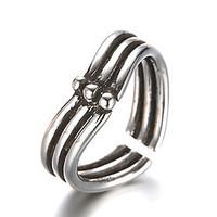 Unisex Vintage Pattern Punk Antique Sterling Silver Ring Band Rings Daily / Casual 1pc