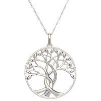 UNIQUE JEWELRY Ladies Sterling Silver Tree Pendant