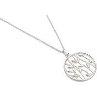 unique jewelry ladies sterling silver leaf pendant