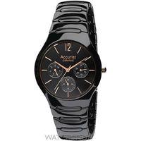 unisex accurist london ceramic watch mb990b