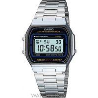 unisex casio classic alarm chronograph watch a164wa 1ves