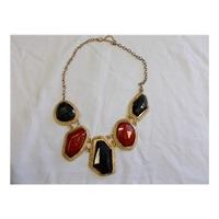Unbranded, Art Deco Style Red/Black Necklace
