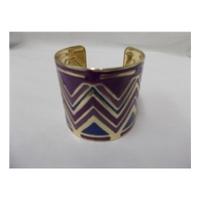 Unbranded, Art Deco Style Metal Cuff Bangle