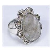 Unbranded, BNWOT, Rutile Quartz, Sterling Silver Ring