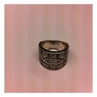 unbranded bnwot silver plated boho ring unbranded size r metallics rin ...