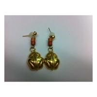 Unbranded, Gold-plated frog earrings