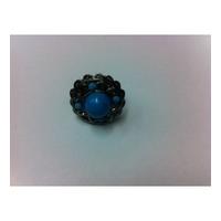 unbranded fashion ring unbranded size n blue ring