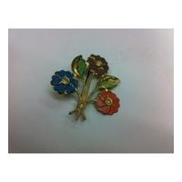 unbranded enamel flower brooch