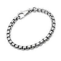 Unique Stainless Steel 21cm Belcher Bracelet LAB68