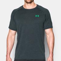 under armour tech ss tee stealth grayvapor green