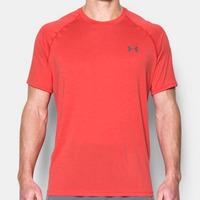 Under Armour 2017 Tech SS Tee - Pomegranate/Graphite