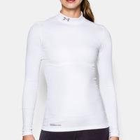 Under Armour Cg Fitted Mock Women\'s Thermal Shirt - White