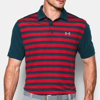 Under Armour 2016 Coldblack Tempo Polo - Red/Teal