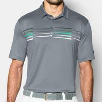 Under Armour Coldblack Ace Graphic Polo - Steel/Green/Grey