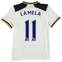 Under Armour Tottenham Hotspur Lamela Home Shirt 2016 2017 Junior