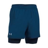 under armour men 2 in 1 shorts ua qualifier blackout navy 1289625 997