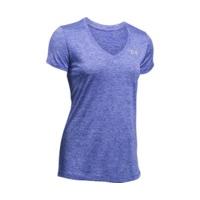 Under Armour Women T-Shirt V-Neck UA Twist Tech constellation purple